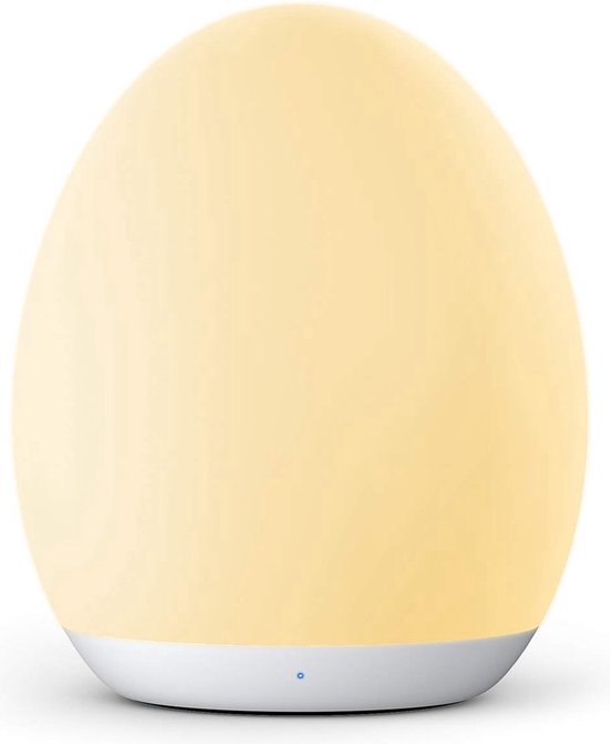BALORS® Oplaadbaar Nachtlampje met afstandsbediening, Voor Baby, kinderen en volwassenen – Wit Warm licht en 8 RGB kleuren – dimbaar – touch control - Draadloos – Timer- en geheugenfunctie – USB Oplaadbaar Nachtlampje van BALORS®