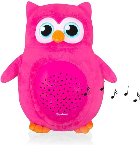 Baninni Babyprojector Uil Roze van Baninni