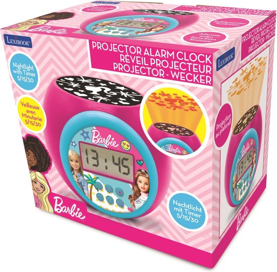 Barbie Projector Wekker met Timer