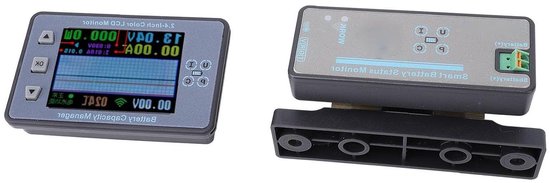 Batterijmonitor - Accu meter - Energie Beheer - Kleurenscherm - 500A - Zwart