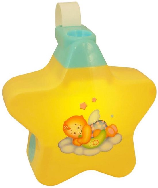 BAYO Babyprojector zeester met slaapliedjes - Muziekprojector