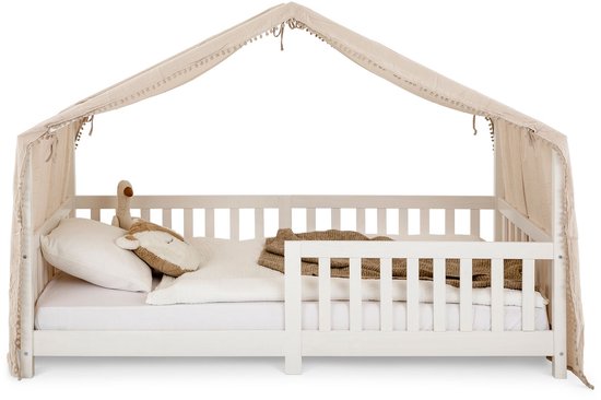 Beddekking voor het LIAN-huisbed met pompons - beige