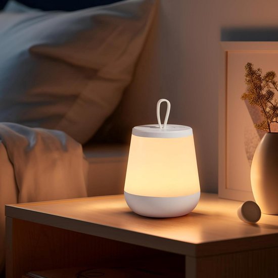 Bedlampje met aanraakscherm - meerkleurig nachtlampje - oplaadbaar - 1 stuk - LED van Realitio