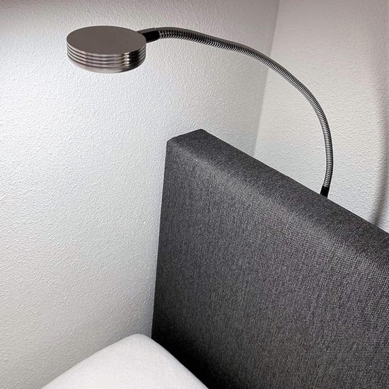 Bedlampjes Hoofdbord - Leeslampjes - Bedlamp Slaapkamer Volwassenen - Zilver van LED Lovers