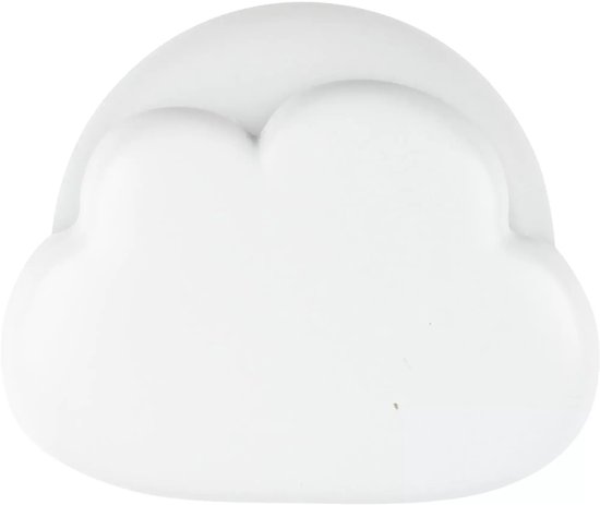 Benson Nachtlamp wolk oplaadbaar beige - 9,42x 3,6x 7,8 cm - ABS + PS