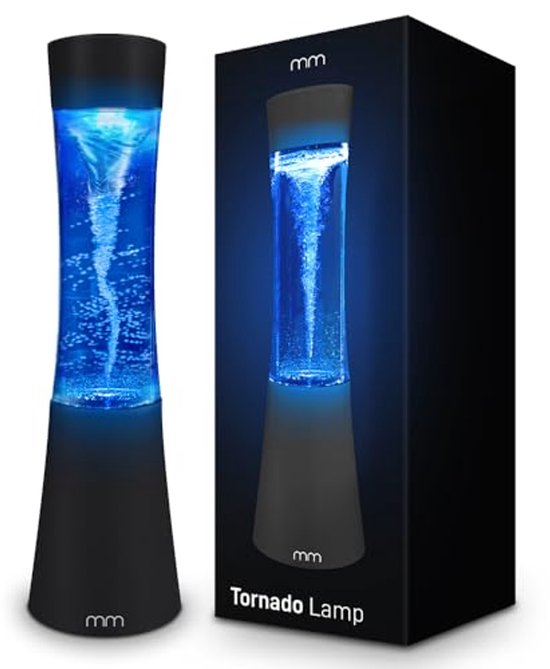 Beweegbare LED Nachtlamp met Tornado-effect - Unieke Sfeerlamp voor Woonkamer en Slaapkamer van Merkloos