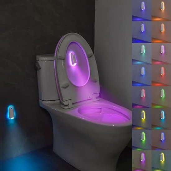 Bewegingssensor Toilet Nachtlampje - 16 Kleuren Veranderend Nachtlampje voor Decoratieve Toiletverlichting van Mayepoo