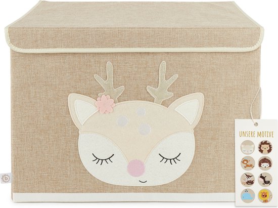Bieco Deer Ella Stoffen Opbergbox