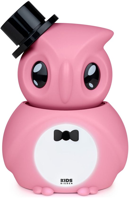 Bigben Owlivia Storyteller - Nachtlampje met Verschillende Projectieverhalen - Roze van Bigben