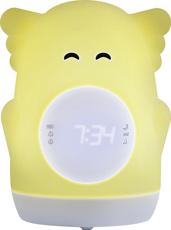 Bigben Slaaptrainer & Kinderwekker met USB en Verlichting - Akso van BIG