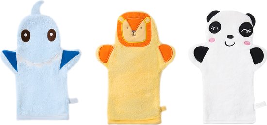 BimbelBoo - Washandjes - 3 stuks - Katoen - 11x25cm - Washand - Washandje Baby van BimbelBoo