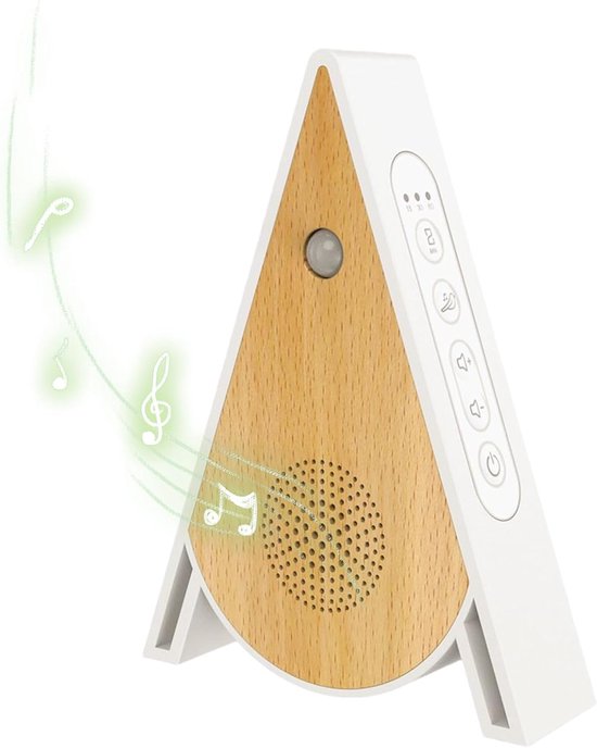 Birdsong Box - Slaaphulpmiddel met witte ruis voor thuisgebruik - Met bewegingssensor - Driehoekig natuurgeluidapparaat - Met bewegingssensor - Instelbaar volume - Birdsong Room van Merkloos
