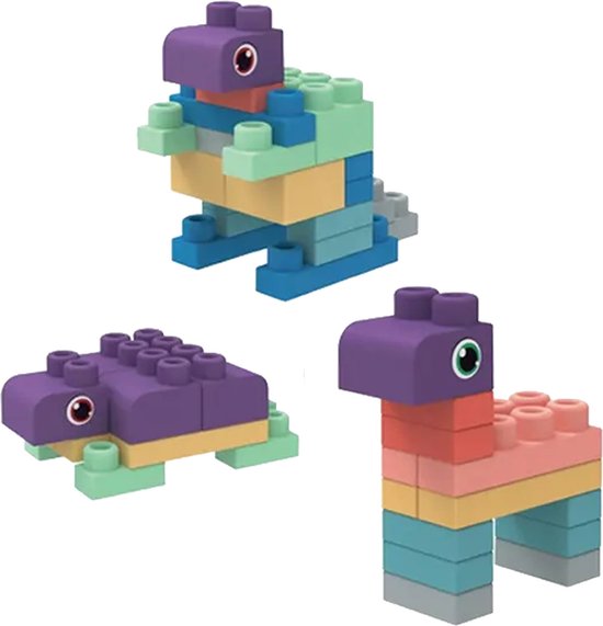 Bitey - Montessori Speelgoed - Bouwblokken - Educatief Speelgoed - Sensorisch Speelgoed - Kinderspeelgoed - Spelletjes voor Kinderen - Blokken 20 Stuks van Bitey