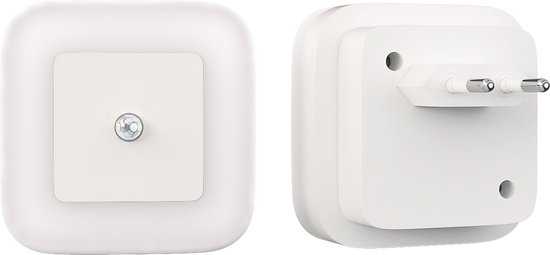 B.K.Licht - Nachtlampjes - stekkerlampje met bewegingssensor - 3.000 K - 6.5cm - 2 stuks van B.K.Licht