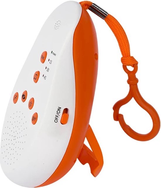 Blossombel Baby Husher portable -  white noise machine, Witte Ruis Slaaptrainer - Slaaphulp Kinderen - Draadloos - USB-oplaadbaar van Blossombel