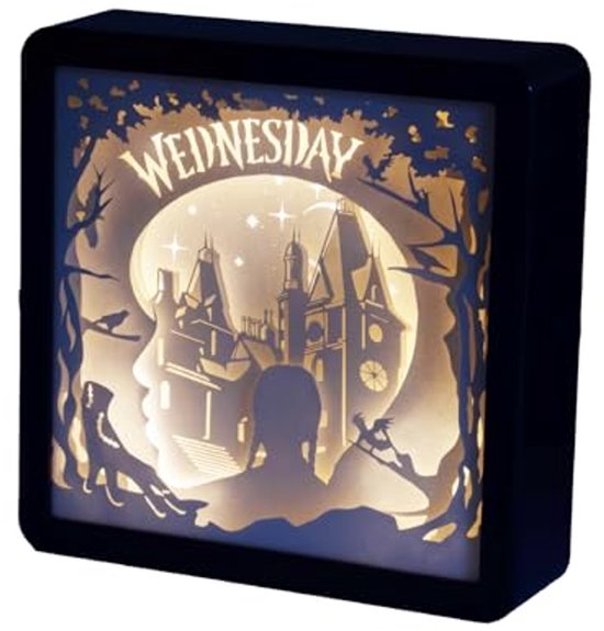 Blue Sky Studios lamp Wednesday decoratief licht LED 22 cm zwart. van Merkloos