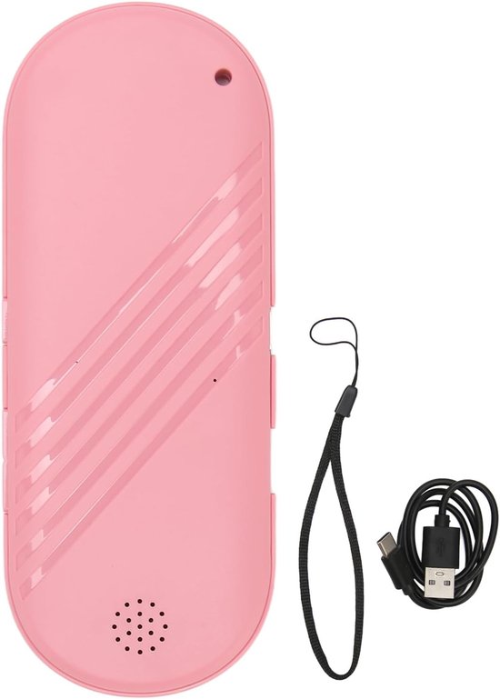 Bluetooth Kussenluidspreker - Slaap Geluid - Diepe Slaap - Botgeleiding Technologie - 17 x 7 x 762 cm - Roze van Merkloos