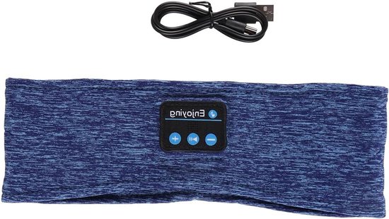 Bluetooth Slaap Hoofdband - Muziek Hoofdband - Ontspannen Slapen - Comfortabel voor Zijslapers - 26.3 x 9.4 x 2.8 cm
