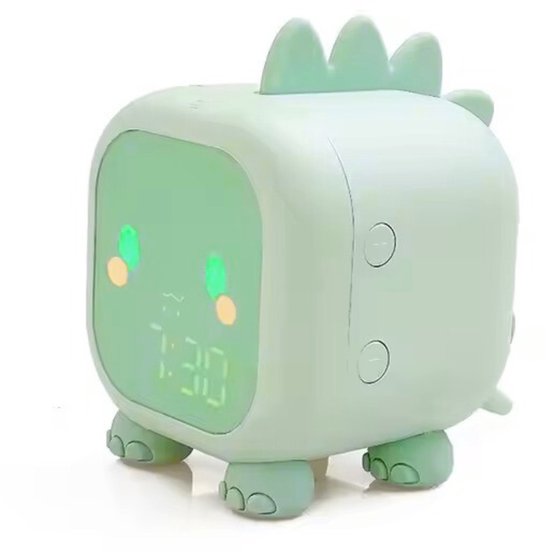 BMJ Trading® Wekker voor Kinderen - Dino - Slaaptrainer Kinderen - Wekker Kind Digitaal - Dinosaurus - Veranderd van Kleur - Kinderwekker - Alarmklok - Slaaptrainer - Slaapwekker - Digitale Wekker - Wekker Kinderen - Alarm Clock - Nachtlampje van BMJ Trading