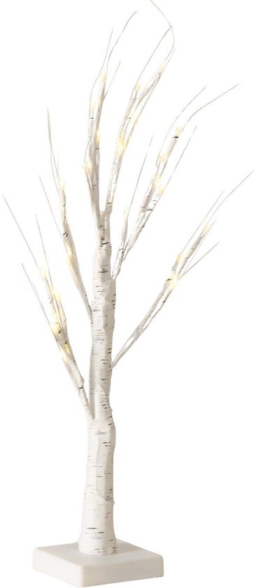 Boltze Home LED decoratieboom wit multicolor 53cm kerstverlichting.