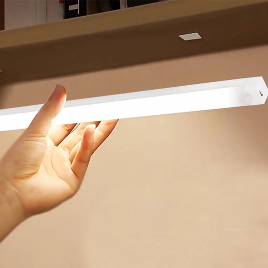 Brylight - Nachtlampje Volwassenen - 30CM - Slaapkamer Bed Verlichting- Draadloos met Sensor- Voeteneinde Licht - Lamp - Oplaadbaar - Zonder Boren - Onderbouw Verlichting - Bedlampje - Keukenverlichting Onderbouw Led - Nachtlampje kinderen van Brylight
