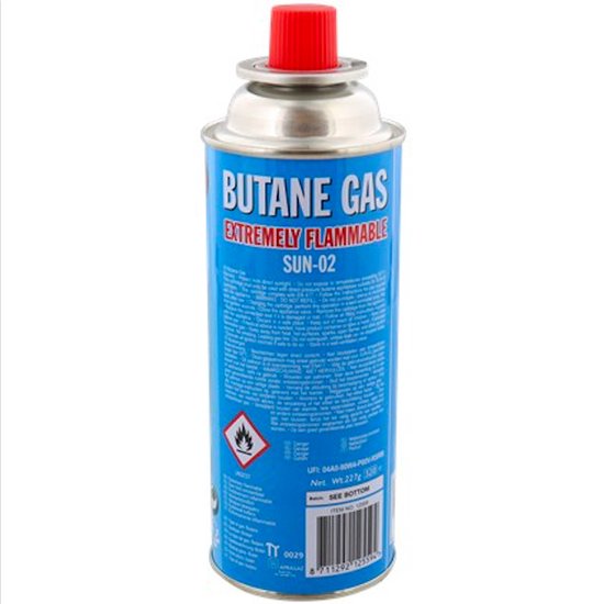 Butaan gas voordeelset 5 stuks 227 gram - gasbus navulling - Gasflessen van BluMill