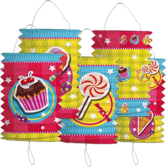 Cake & Candy Lampion set - 5 stuks