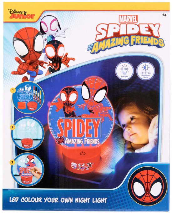 Canenco Spidey Maak je eigen LED Nachtlampje van Merkloos