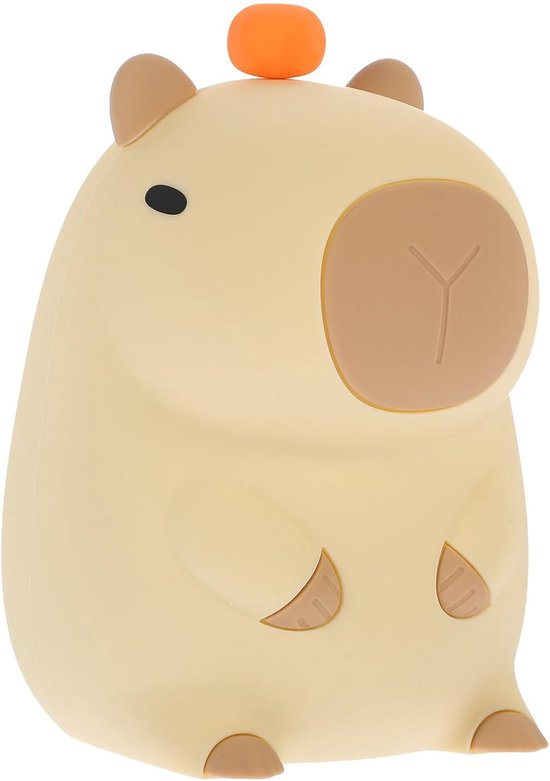 Capibala Nachtlampje Kloppend Licht, Nachtlampje, Dimbare Timing, Draagbare Oplaadbare Kinderkamer Nachtkastje Decoratie Vakantie Geschenken, Geschikt Voor Jongens En Meisjes van Merkloos