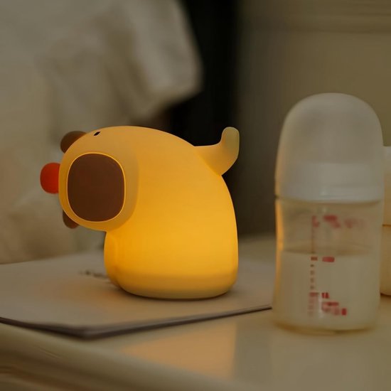 Capibara nachtlampje, siliconen capibara lamp, Capibara lamp, schattige kamerdecoratie van MiniZoo
