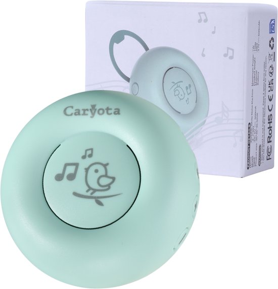 Caryota White Noise Machine - Witte Ruis Apparaat - Slaaphulp Baby - Slaapliedjes - Huildetectie - Slaaptrainer - 20 Geluiden - Timer - Draadloos van Merkloos