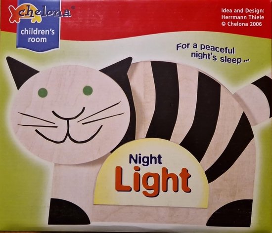 chelona kinderkamer nachtlamp kat van Het Liefe Beestje