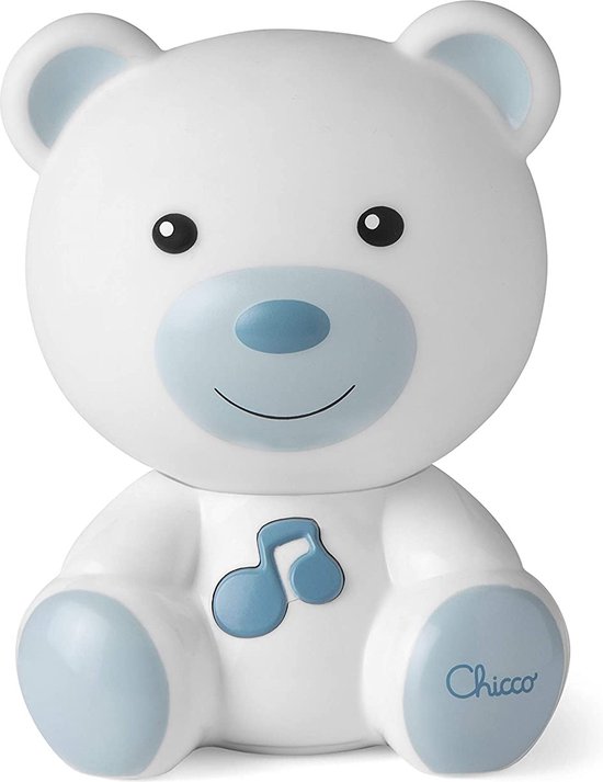 Chicco Dreamlight Bear Blue Nachtlampje met Muziek C09830.20 van Chicco