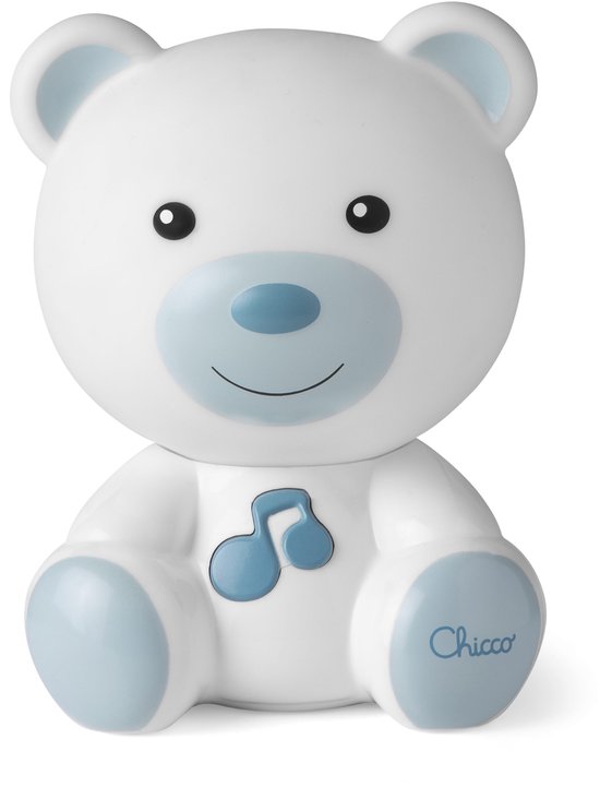 Chicco Dreamlight Muzikaal Nachtlampje Blauw - Projector Beertje met Muziek (0M+) van Chicco