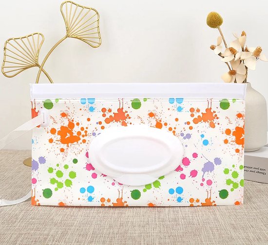 CHPN - Billendoekjes Houder - Vochtige Tissue houder - Etui voor billendoekjes - Luiertas - Natte Doekjes Dispenser - Wipe Box - Geschikt voor Make-up en Reinigingsdoekjes - Kraamcadeau