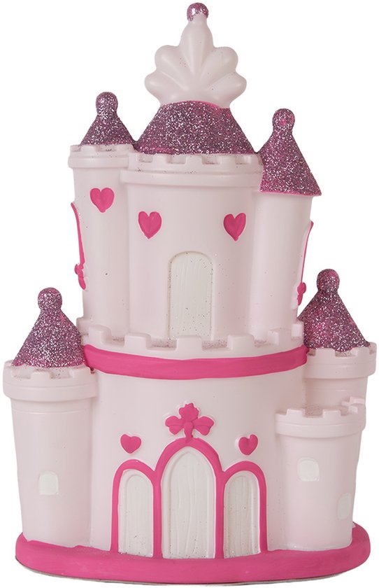 Clayre & Eef Nachtlampje Kind LED 16x11x24 cm Roze Kunststof