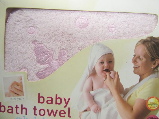 Clevamama  - Badcape  - Roze - Extra large van ClevaMama