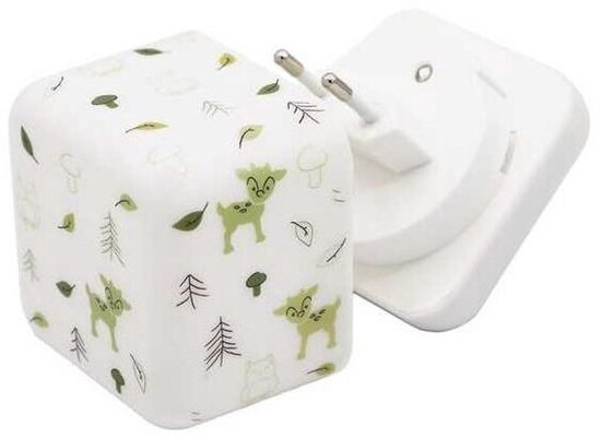 Cloud B Nachtlampje Cube B Forest van Merkloos