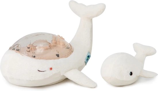 Cloud B Tranquil Whale Familie Wit Walvis Muzikale Babyprojector van Cloud-B
