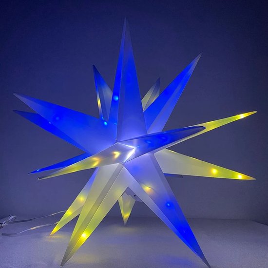 Comnox - LED RGB Ster Licht - Bluetooth App Control - Muziekritme Nachtlamp - Binnen en Buiten Decoratie - Kerst & Party Decor - Energy-Saving USB Night Light van Comnox
