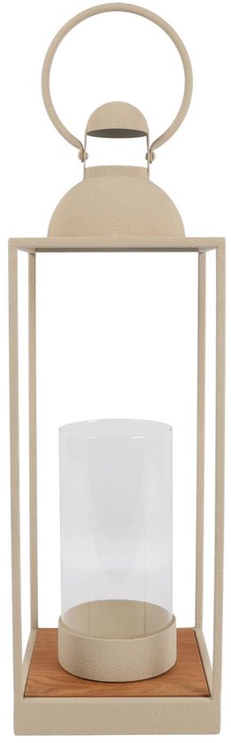 Countryfield lantaarn metaal crème decoratief 71cm modern design.