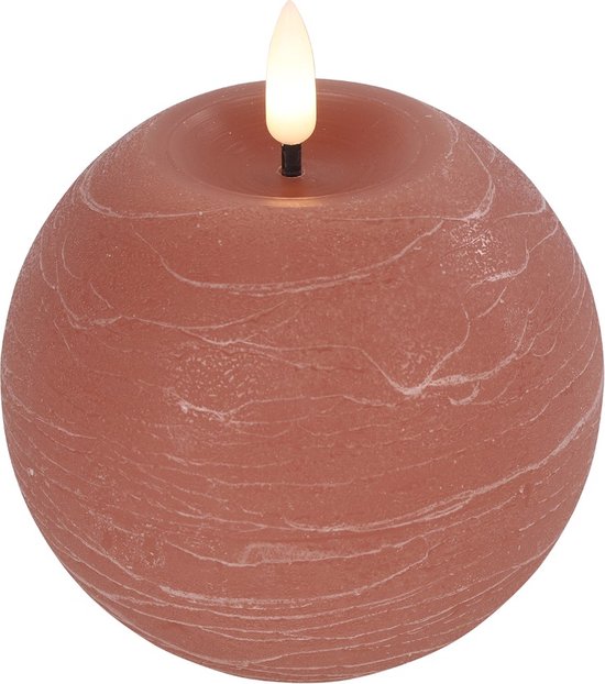 Countryfield LED bolkaars roze 10x10x11cm - sfeervolle verlichting. van Countryfield