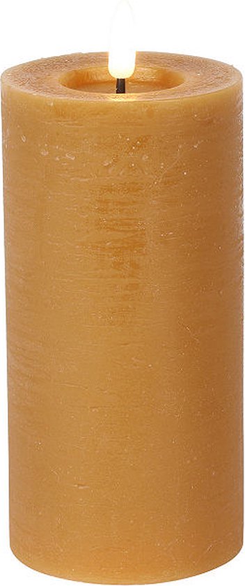 Countryfield LED stompkaars rustiek amber 15cm - sfeervolle decoratie. van Countryfield