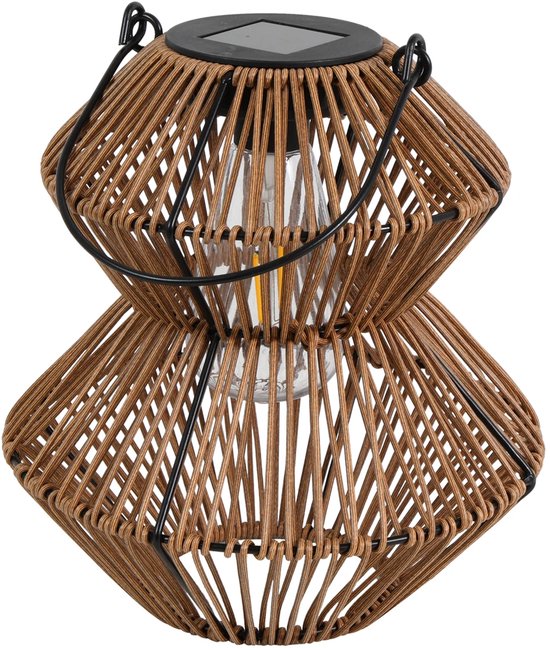Countryfield solar lantaarn bruin speelgoed decoratie 23cm.