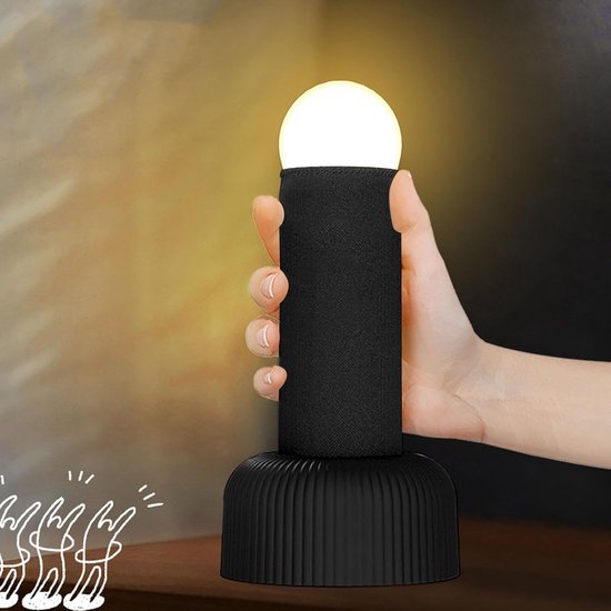 Creatief en origineel nachtlampje met trekkoord, oplaadbaar via USB, geschikt voor de slaapkamer, naast het bed en om mee te slapen. Ook leuk als bureaudecoratie of verjaardagscadeau. Capaciteit: 1200 mAh.