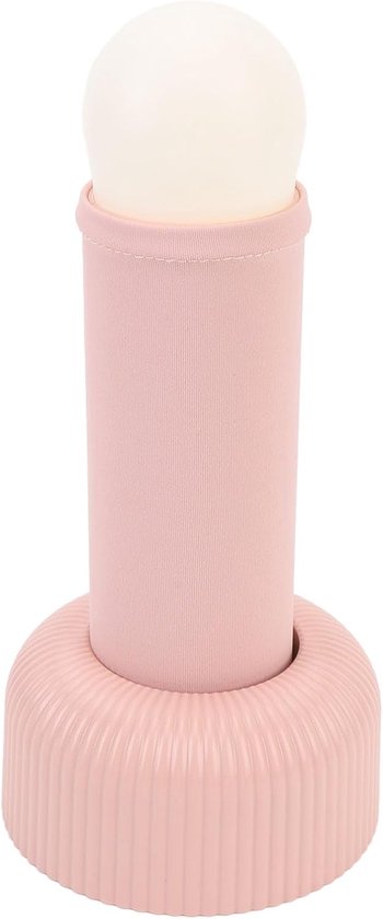 Creatief, handgetrokken, grappig nachtlampje - USB oplaadbaar - Sfeerverlichting naast het bed - Slaaplampje - Leuk bureauornament - Verjaardagscadeau - 1200mAh - Roze