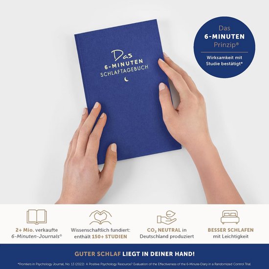 Dagboek voor Betere Slaap in 6 Minuten: Slaapdagboek voor Volwassenen