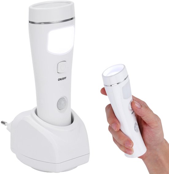 Dailygoods - Oplaadbaar Nachtlampje met Sensor en Inductiefunctie voor Binnen en Buiten