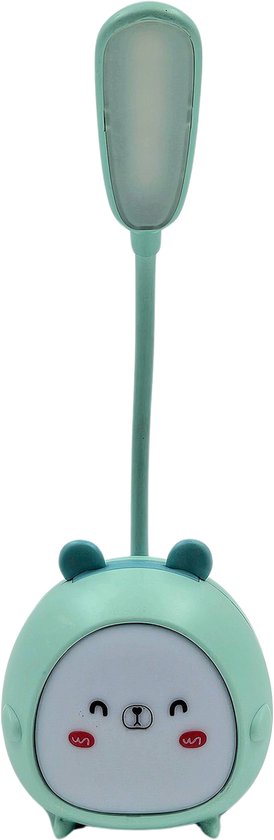 Dailyiled - kinder nachtlamp - cartoon - 3 standen - draaibaar - beertje - blauw van Dailyiled