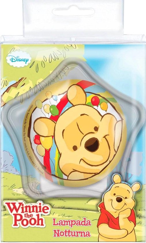 Dalber Disney Winnie The Pooh - Nachtlamp - LED - Geel van Merkloos